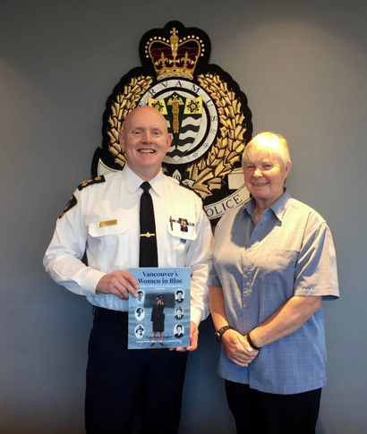 VPD Chief Constable Adam Palmer and Retired Deputy Chief Carolyn Daley 1